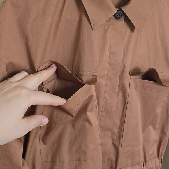 Peserico Midi Dress Size 42 US M Cotton - Picture 7 of 15